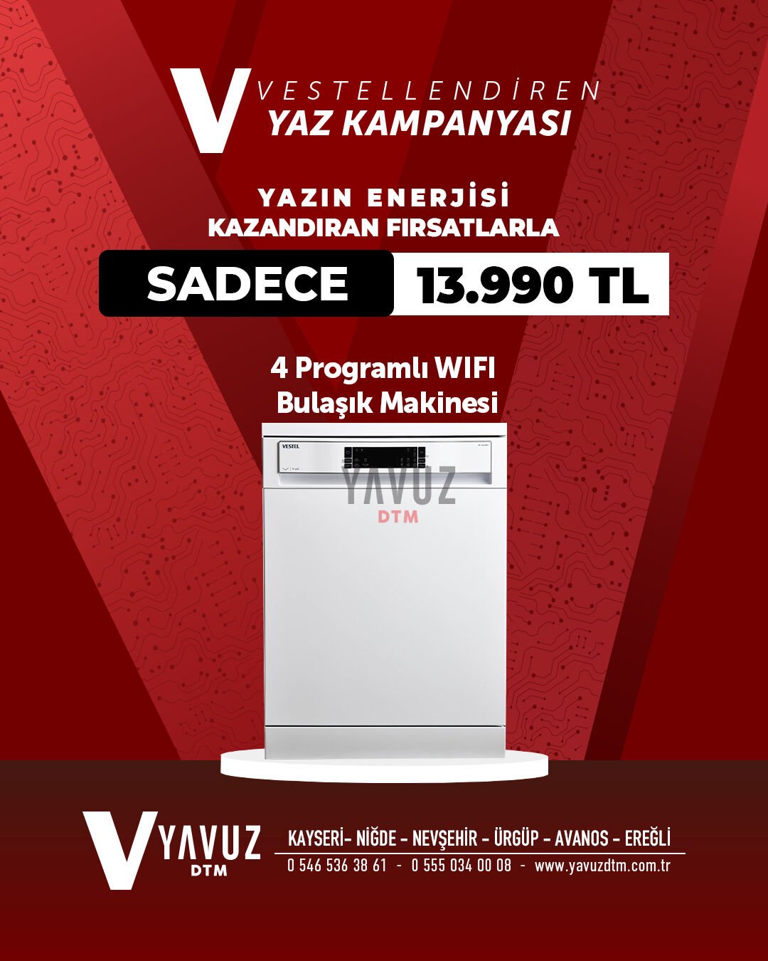 Vestel BM 4212 WIFI Bulaşık Makinesi