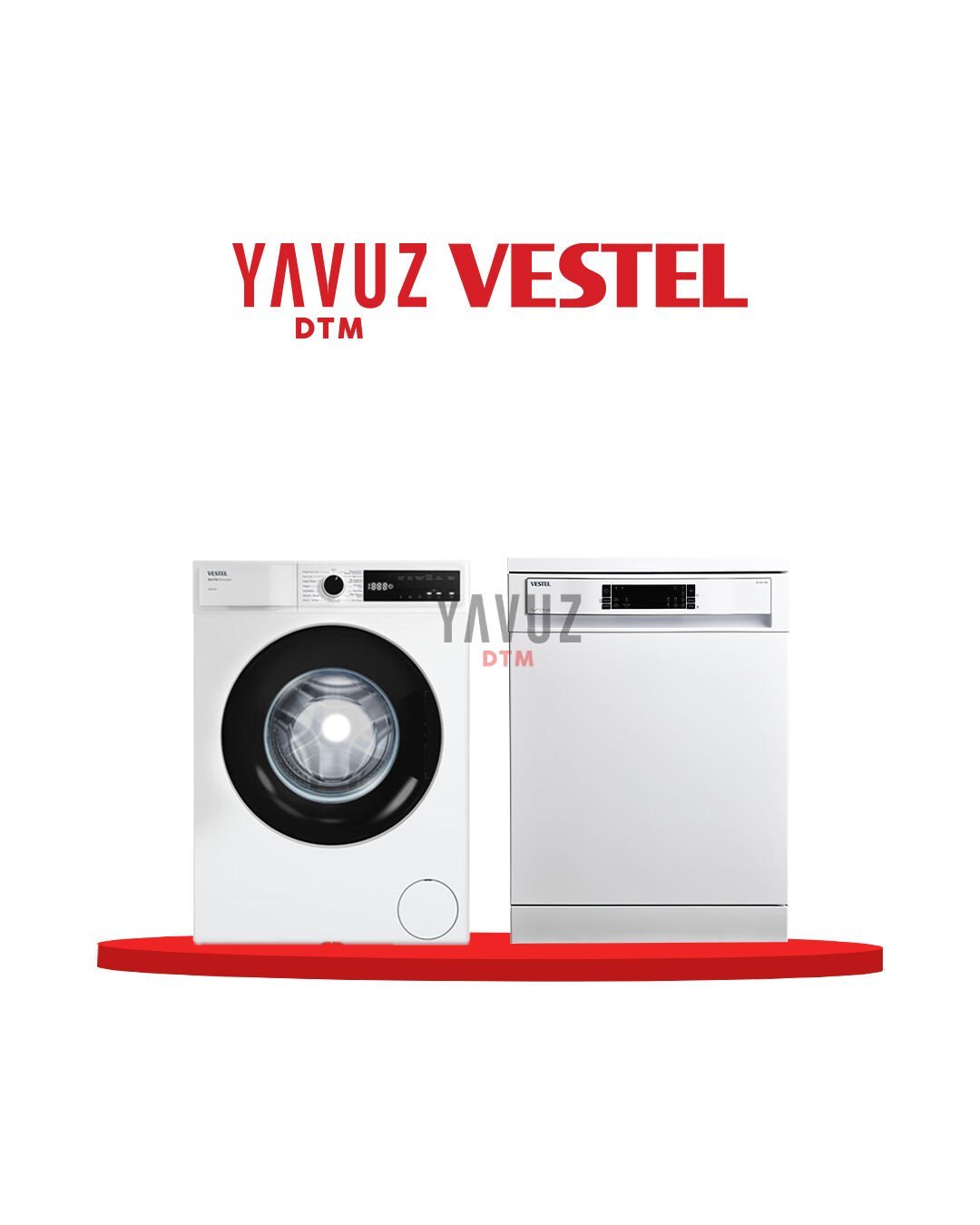 VESTEL 9 KG ÇAMAŞIR MAKİNESİ CMI 96301 + VESTEL 4 PROGRAMLI BULAŞIK MAKİNESİ BM 4212 WIFI BEYAZ