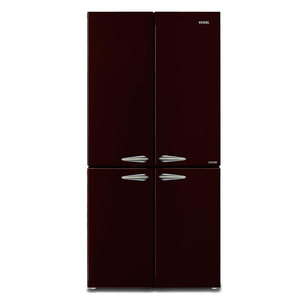 Vestel RETRO FD56011 Bordo 487 Lt Gardırop Tipi Buzdolabı