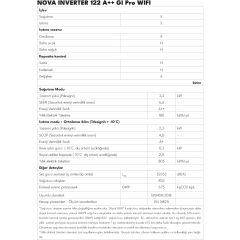 Vestel Nova Inverter 122 GI Pro 12000 BTU WIFI Klima