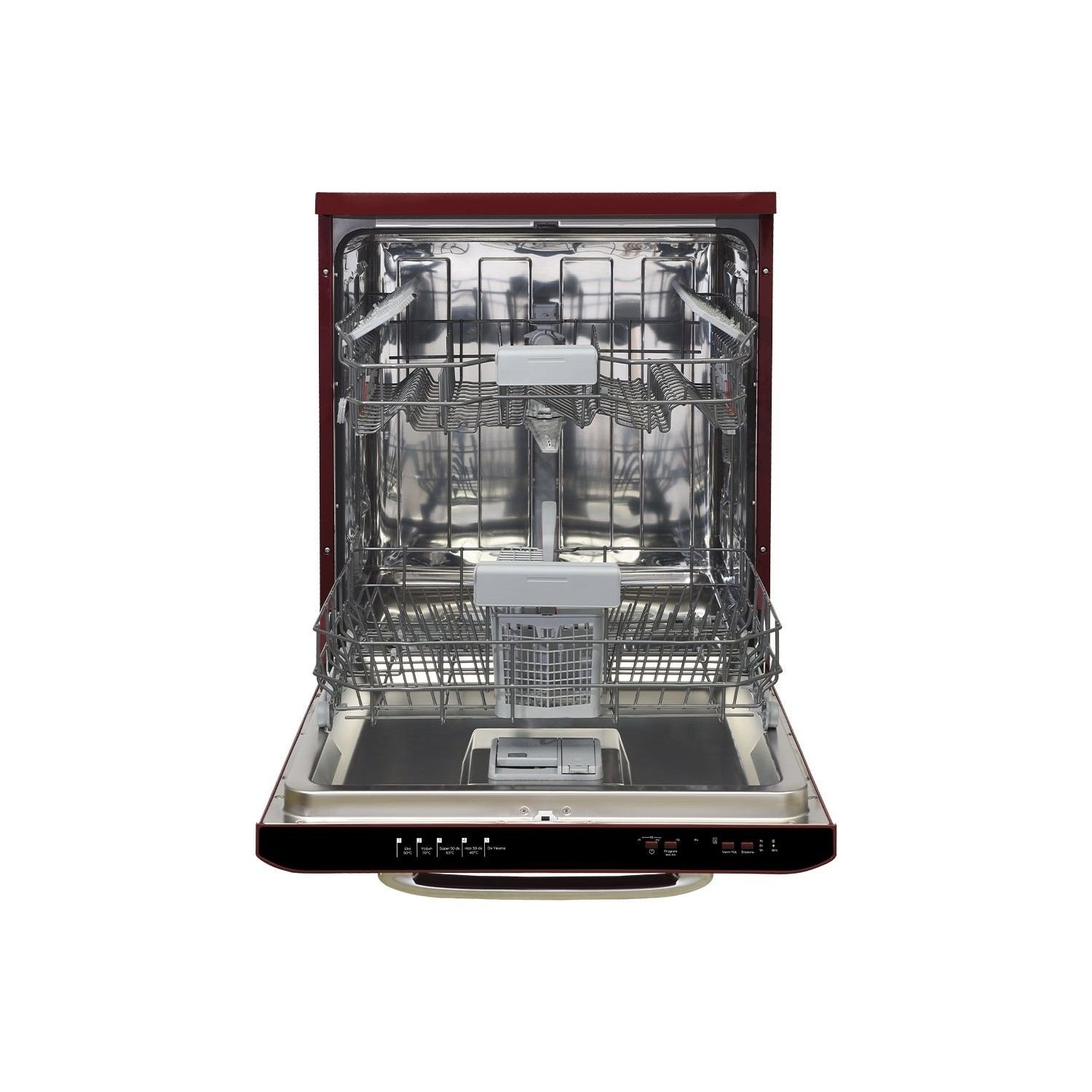 Vestel BM 5001 Retro Bordo 5 Programlı Bulaşık Makinesi