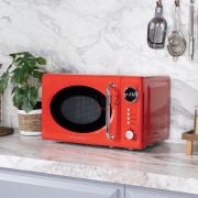 Vestel MD 20 YD Retro Kırmızı Mikrodalga Fırın