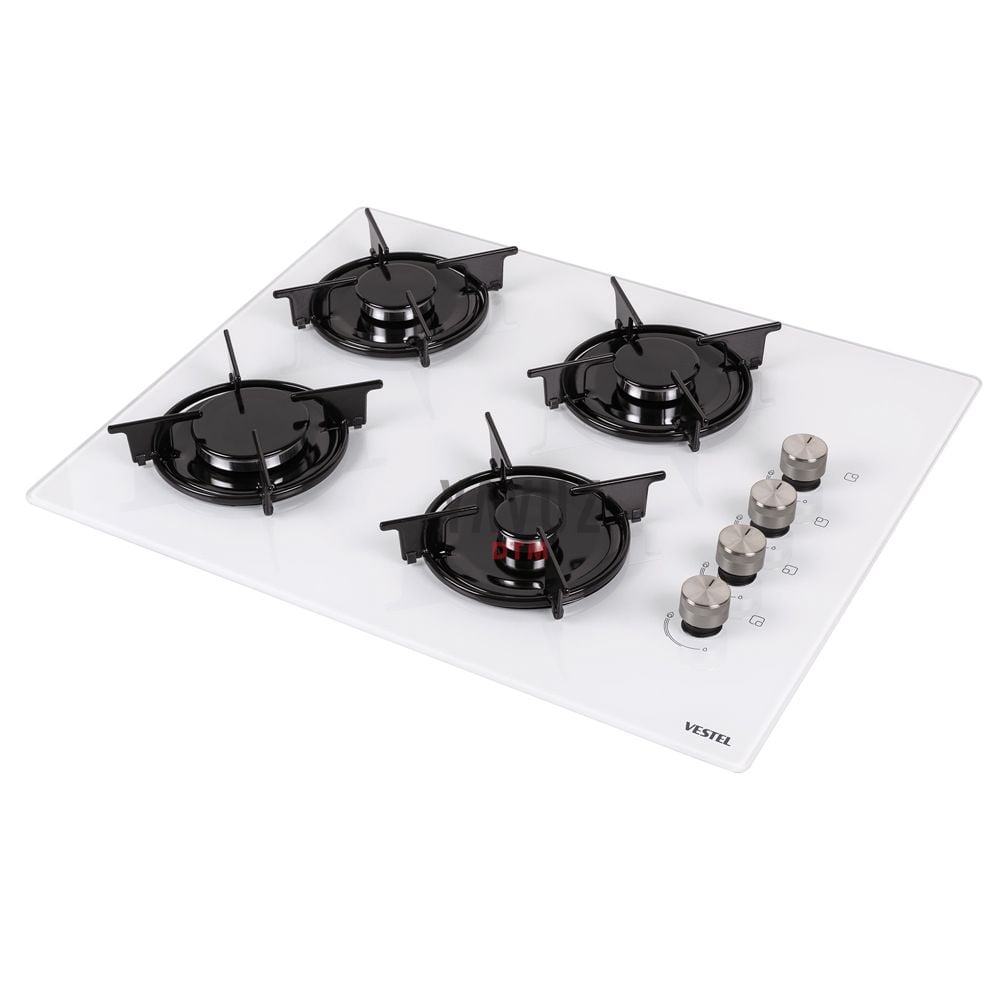 Vestel AO-65104 B-T 65 cm 4 Gözü Gazlı Ankastre Ocak