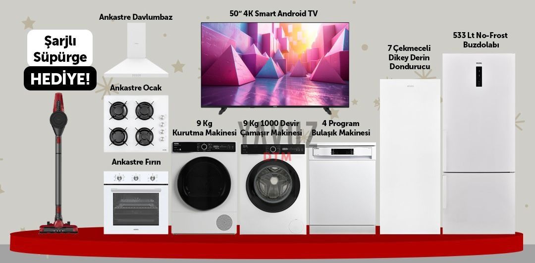 VESTEL ''ZERRİN'' ÇEYİZ SETİ/BEYAZ EŞYA SETİ