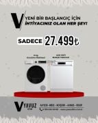 VESTEL Temiz Dokunuş Başlangıç Seti (BM4212 WIFI Bulaşık + KM96301 Kurutma)