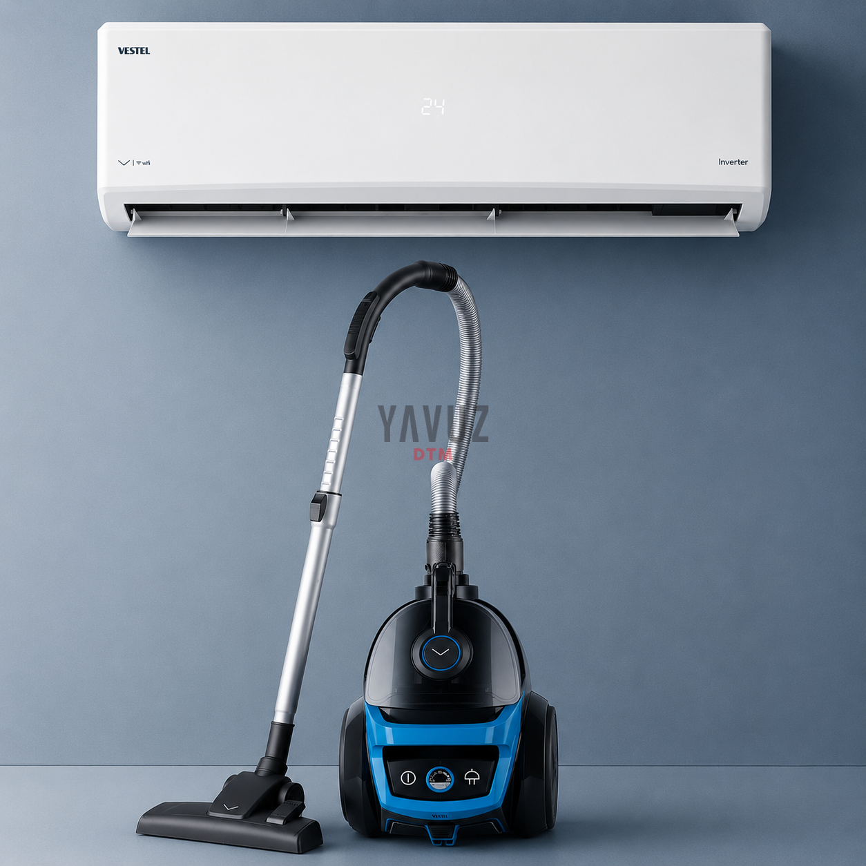 Vestel Flora Doğa Inverter 186 A++ WIFI Klima 18000 BTU + SÜPÜRGE H30 M