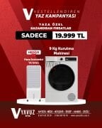VESTEL HV1140 Hava Serinletici ve Isıtıcı + KM 96301 9 Kg Kurutma Makinesi