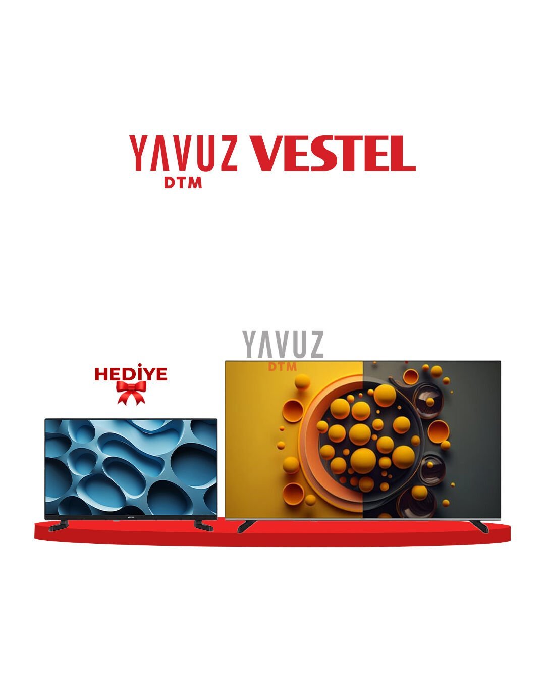 VESTEL 65 İNÇ 4K TELEVİZYON 65U9631 +VESTEL 32 İNÇ TELEVİZYON 32H8740