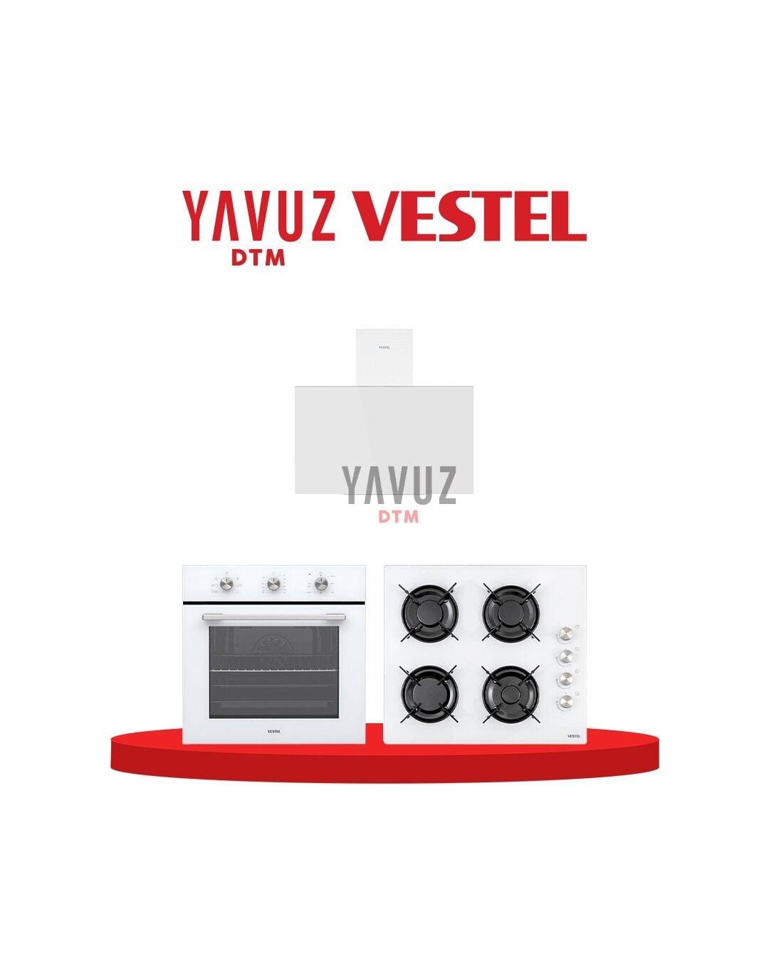 Vestel Gurme Set Beyaz Ankastre