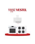 Vestel Mutfakta Uyum Beyaz Ankastre Seti