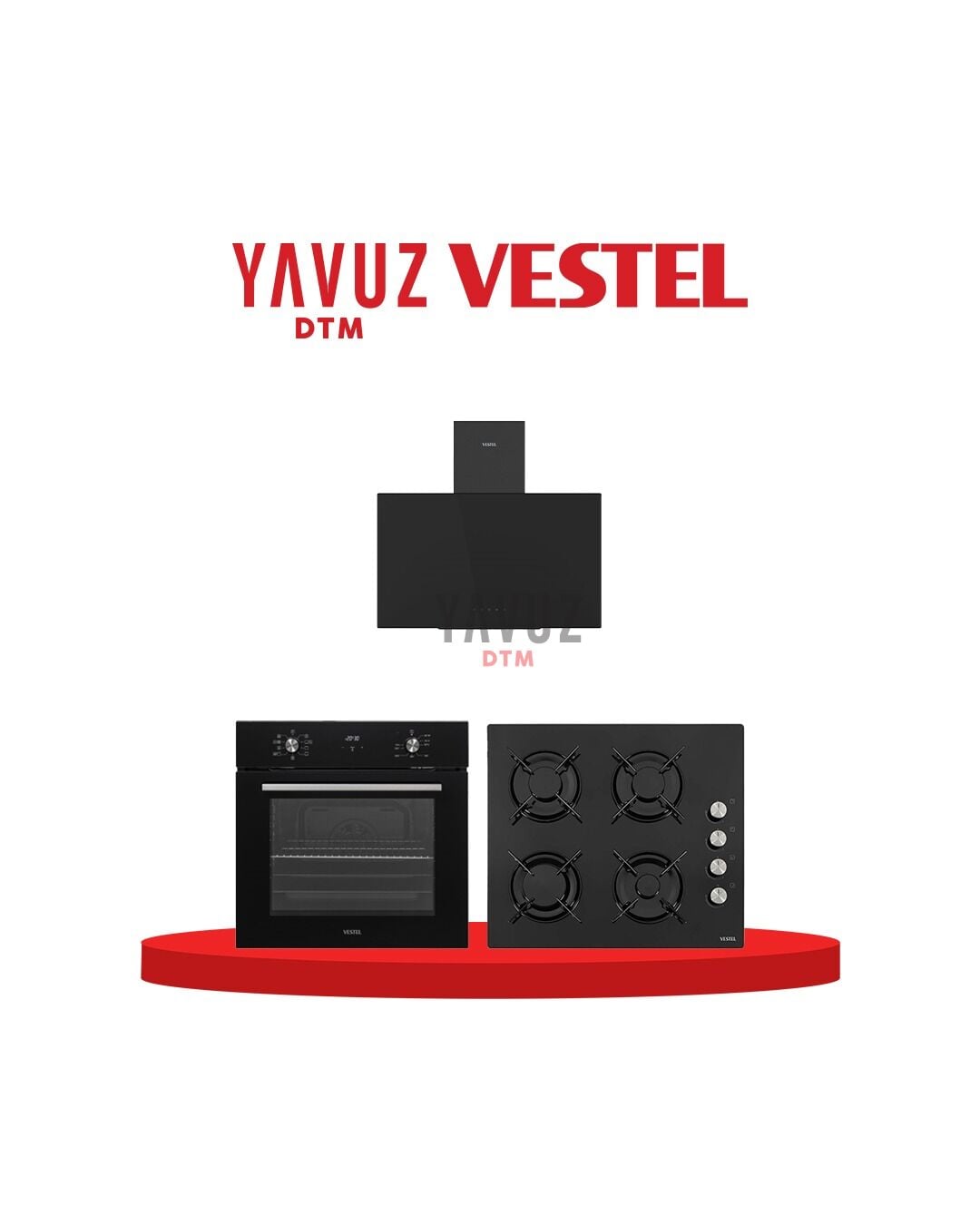 Vestel Şef Seti Siyah Ankastre