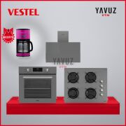 Vestel Gri Cam 3'Lü Ankastre Çeyiz Seti 1