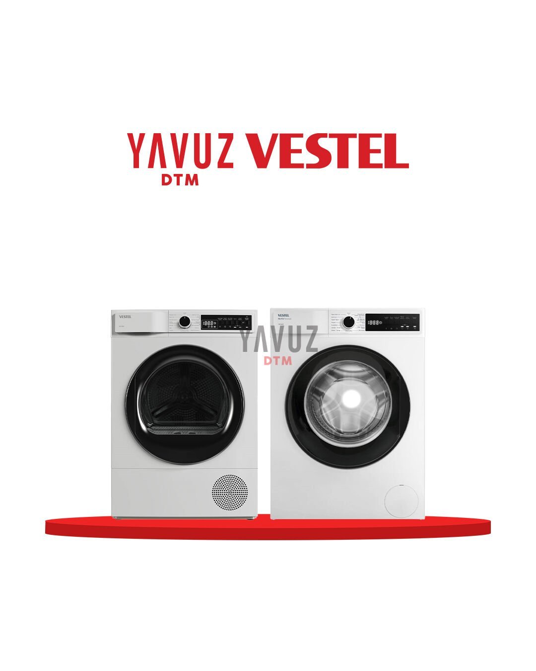 Vestel Pratik Çift 10 KG Beyaz Eşya Seti