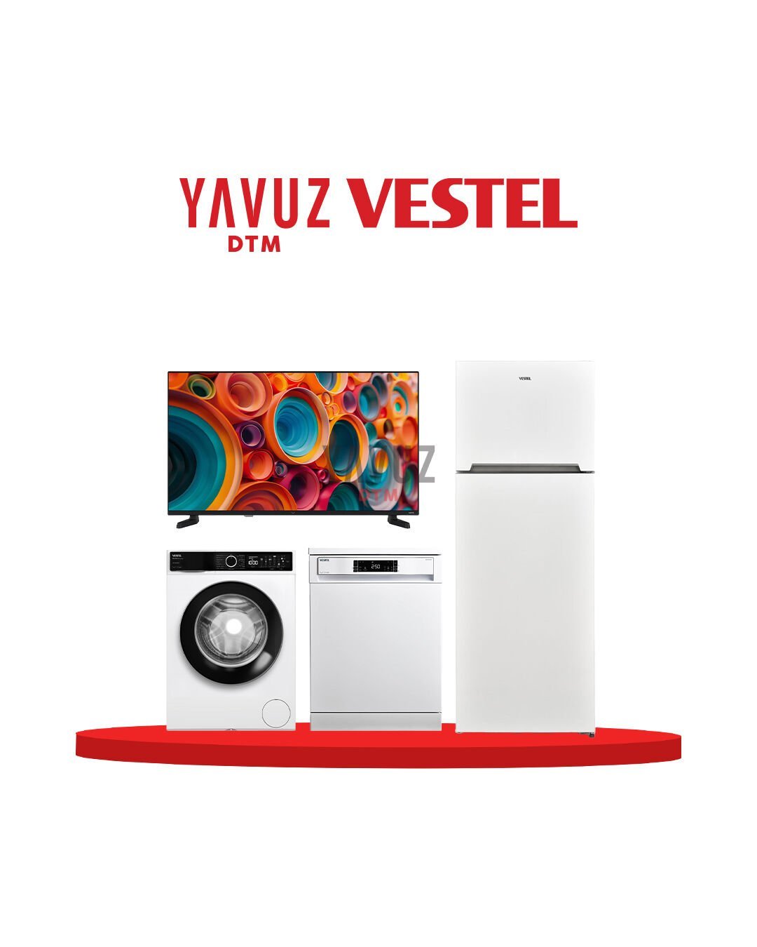 VESTEL BEYAZ DÖRTLÜ ÇEYİZ SETİ