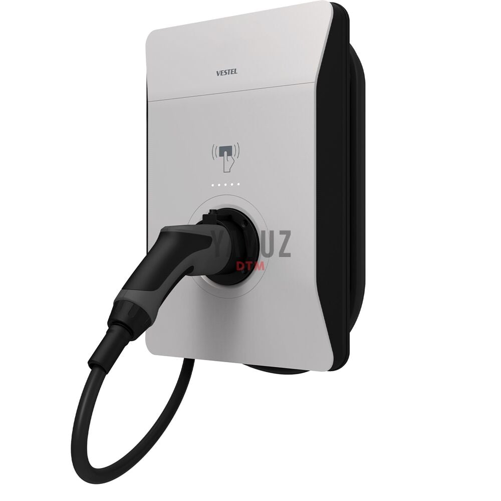 Vestel Elektrikli Araç Şarj İstasyonu EVC04 Smart Wifi 22kW Kablolu