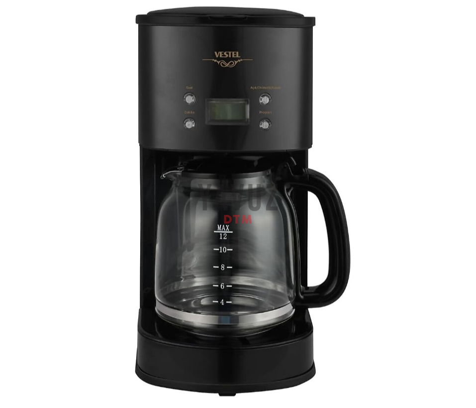 VESTEL RUSTİK SİYAH FİLTRE KAHVE MAKİNESİ