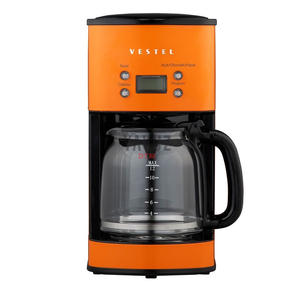 VESTEL RETRO TURUNCU FİLTRE KAHVE MAKİNE