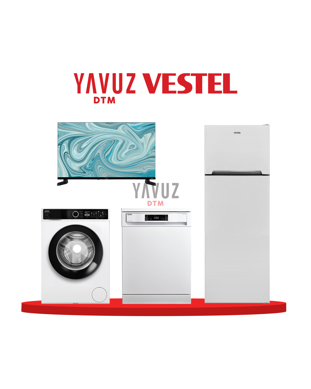 VESTEL BEYAZ 4'LÜ EV BAŞLANGIÇ SETİ