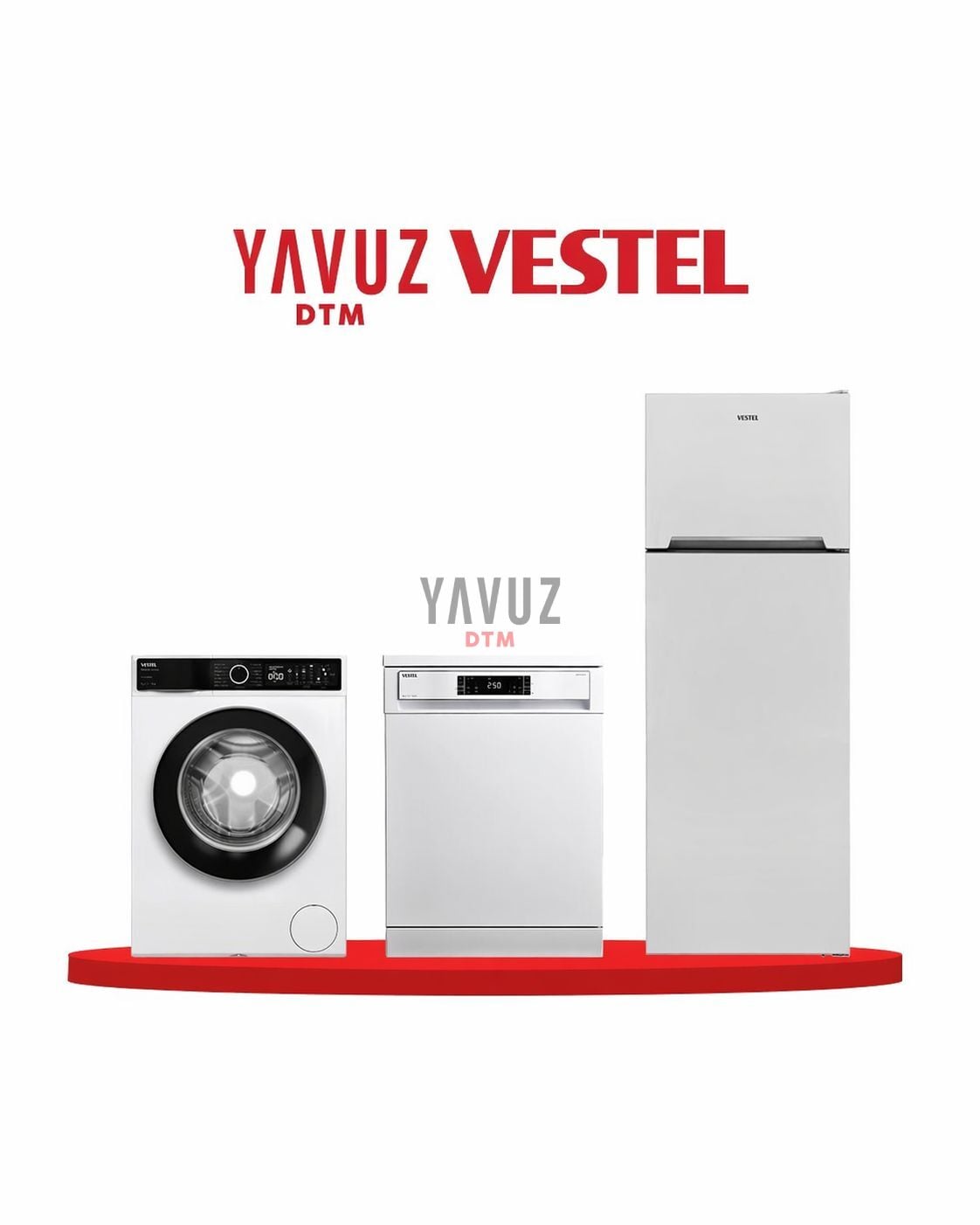 VESTEL Dev Fırsat 3’lü Beyaz  Eşya Seti