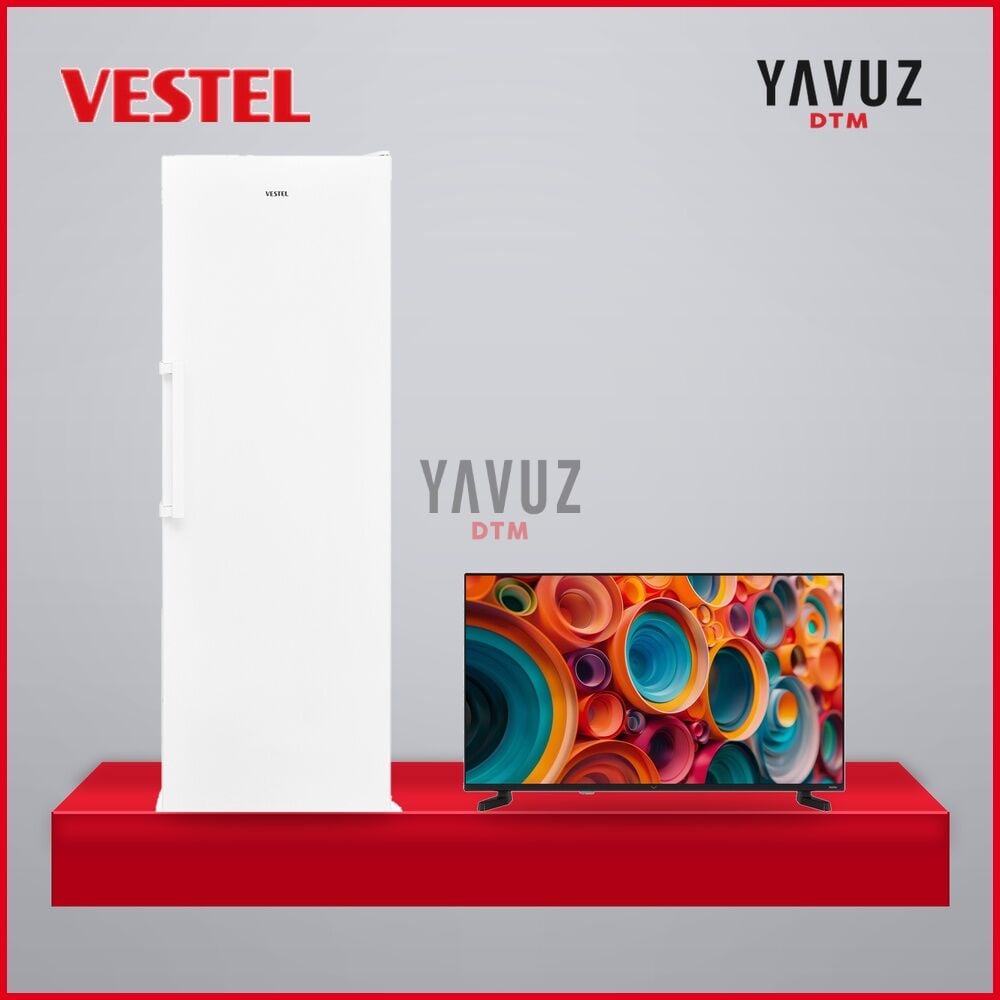 Vestel 2' li Çeyiz Paketi 7 Çekmece Dondurucu ve 43'' Smart TV