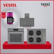 Vestel Gri Cam 3'Lü Ankastre Çeyiz Seti 2