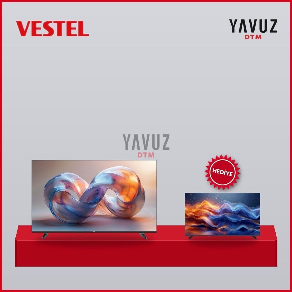 2' li Çeyiz Paketi 55'' 139 Ekran 4K Smart TV ve 32'' 80 Ekran TV Hediyeli