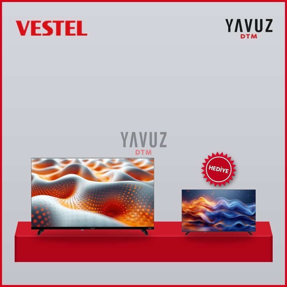 2' li Çeyiz Paketi Vestel 70'' 177 Ekran 4K Smart TV ve 32'' 80 Ekran TV Hediyeli