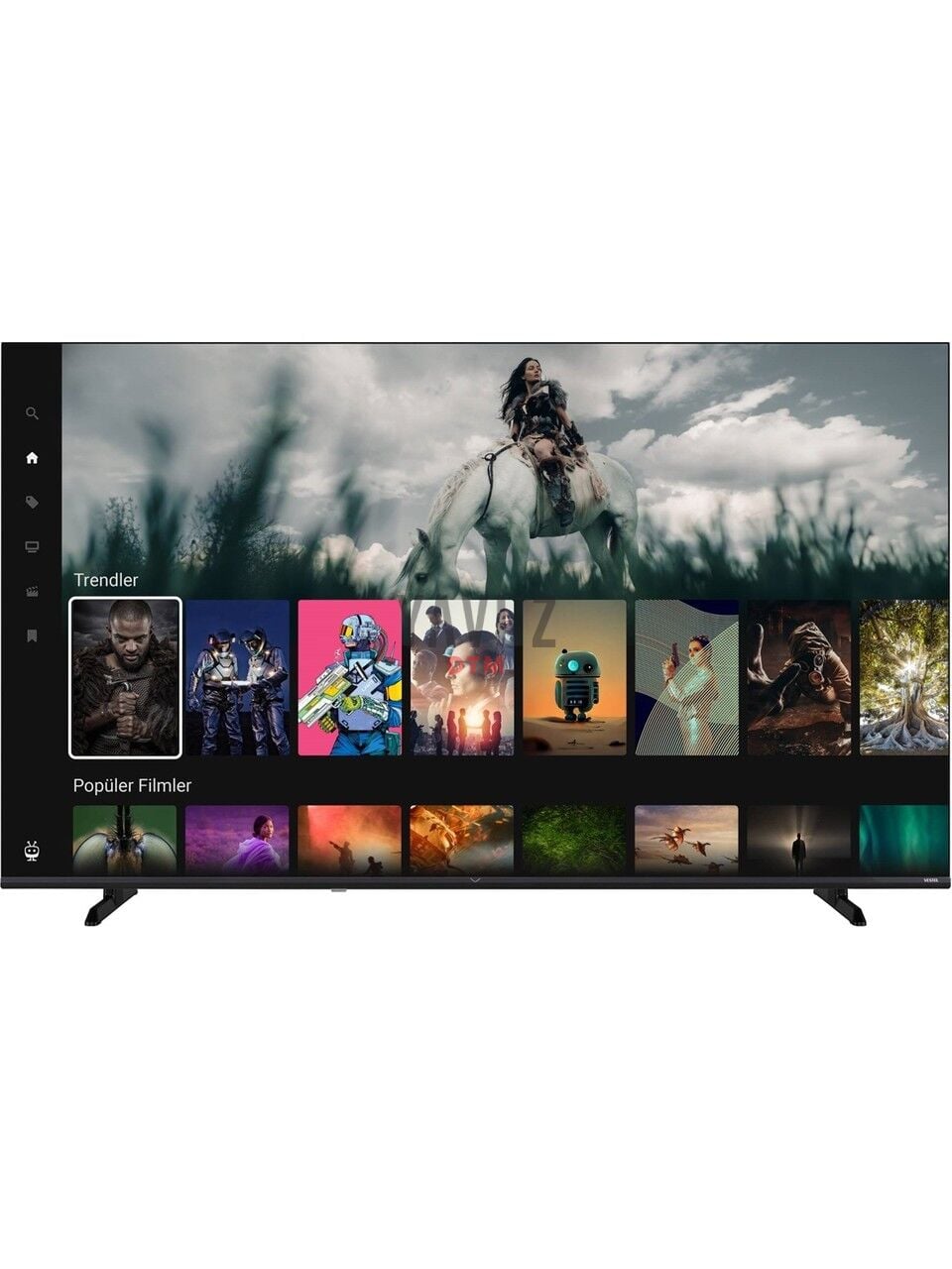 Vestel 65UT9850 65'' 164 Ekran Uydu Alıcılı 4K Ultra HD Smart TV