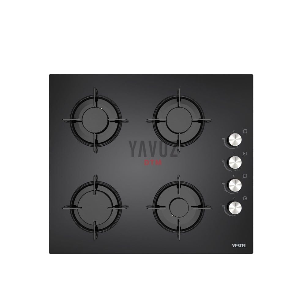 Vestel AO-61041 S DG Siyah Cam Ankastre Ocak