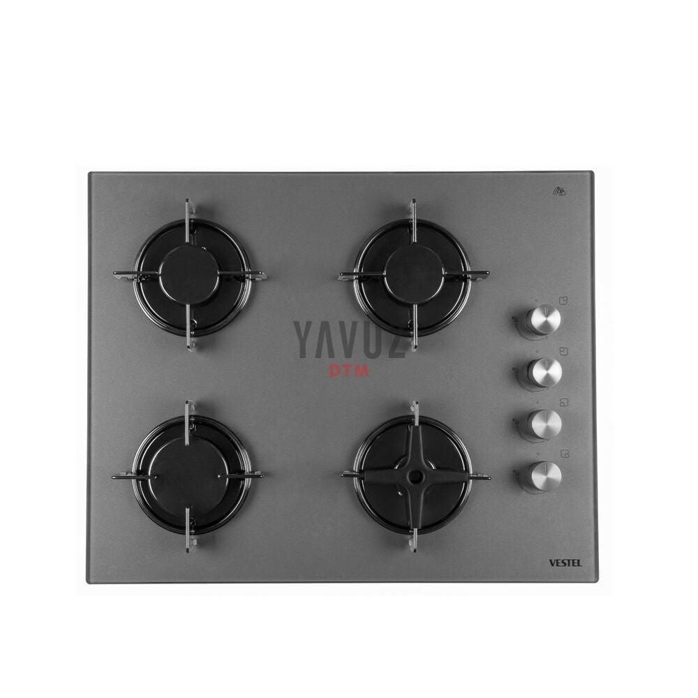 Vestel AO-651041 G Gri Cam Ankastre Ocak