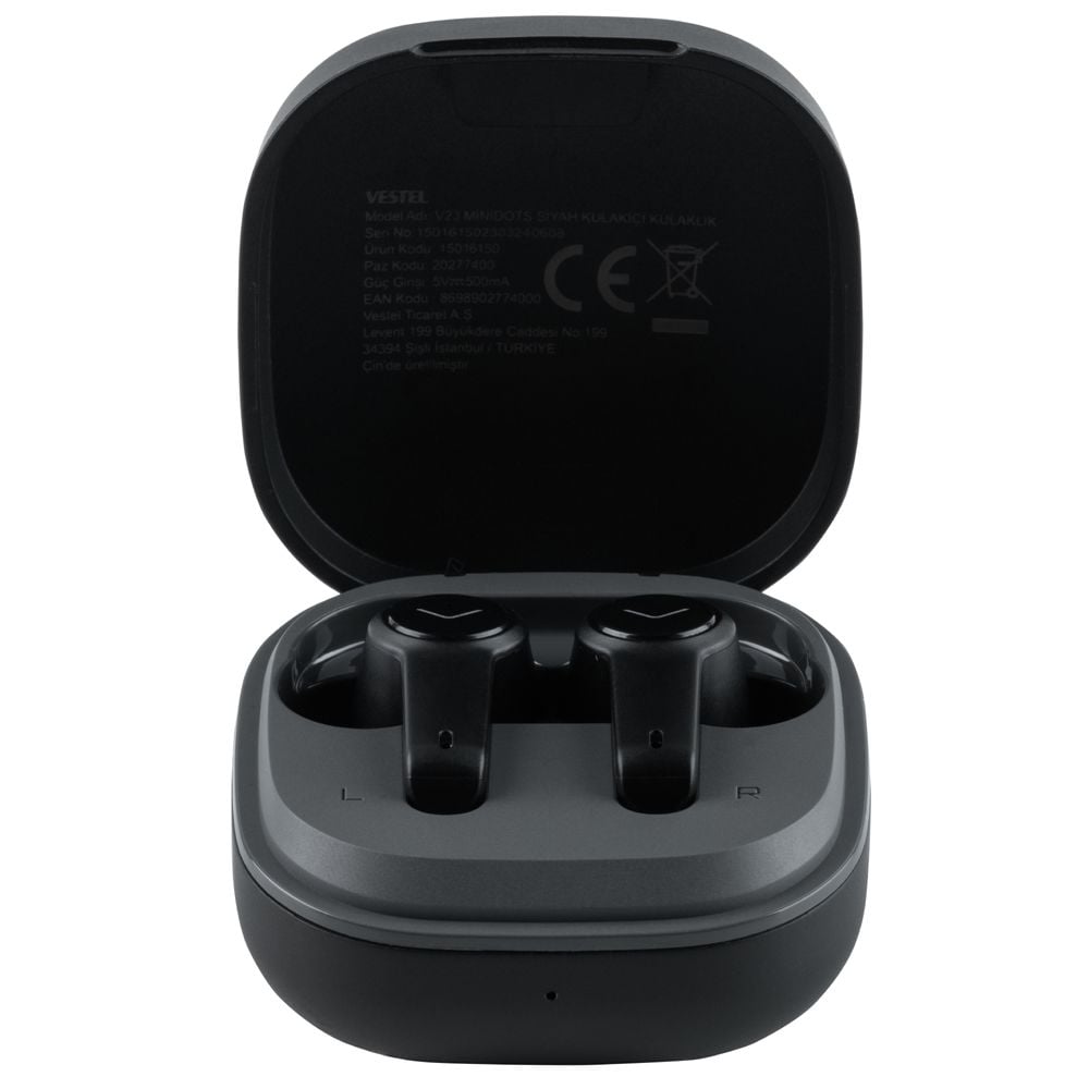 V23 Minidots Siyah Kulakiçi Kulaklık