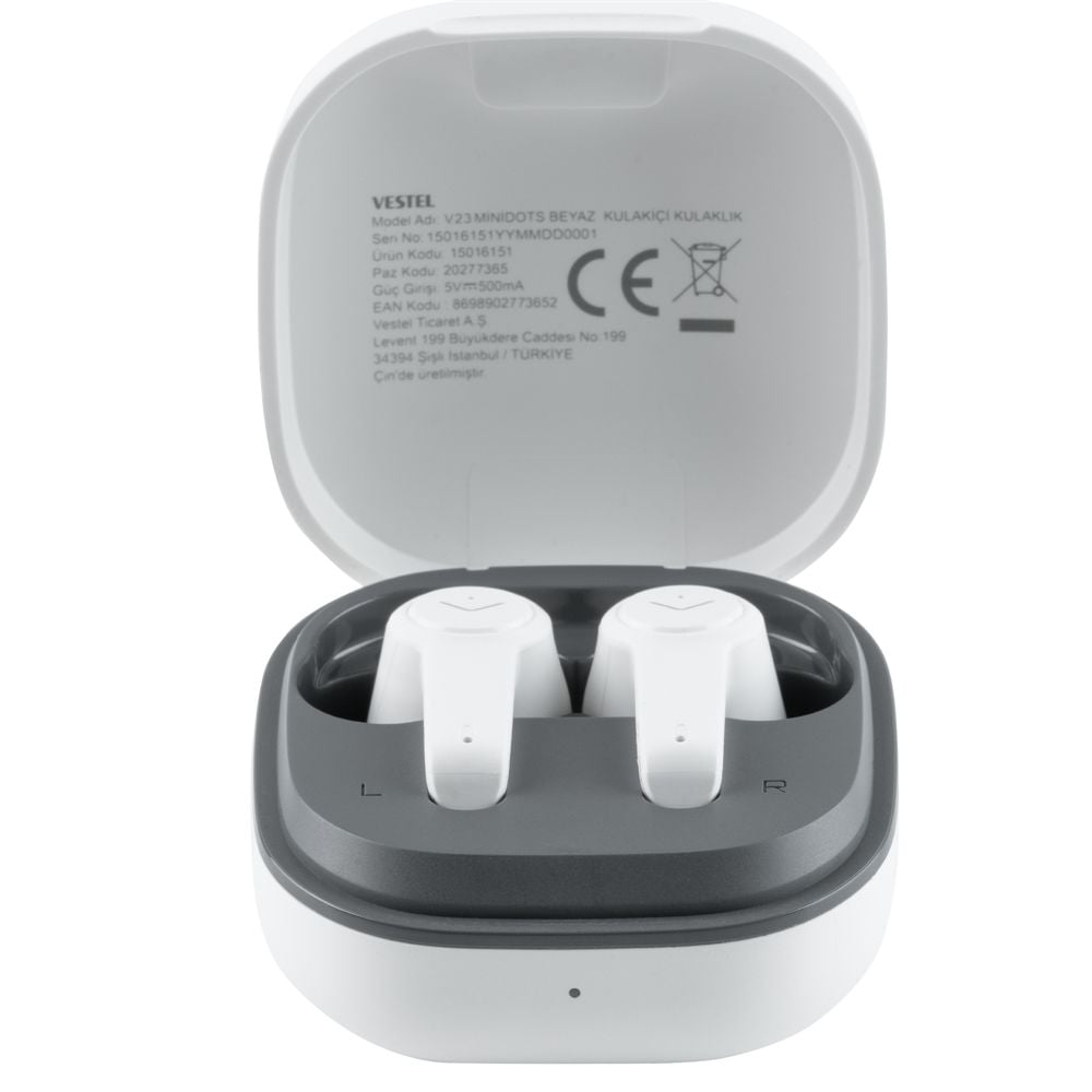 V23 Minidots Beyaz Kulakiçi Kulaklık