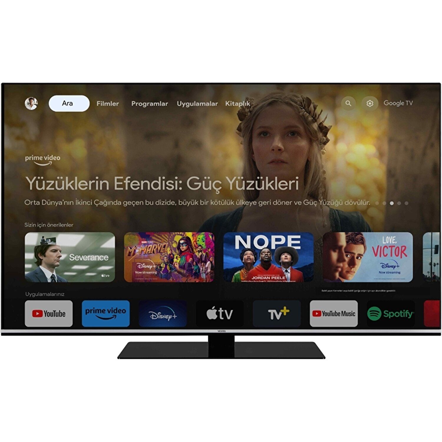Vestel 55OG9930 55'' 139 Ekran Uydu Alıcılı 4K Ultra HD Smart OLED Google TV