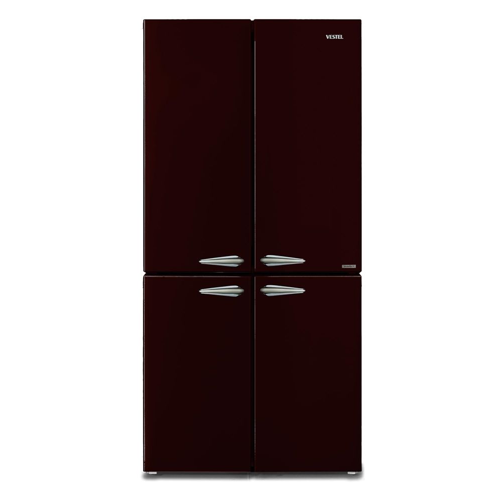 Vestel RETRO FD56011 Bordo 487 Lt Gardırop Tipi Buzdolabı