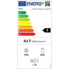 Vestel PUZZLE FD65011 EX VAKUM 584 Lt Gardırop Tipi Buzdolabı