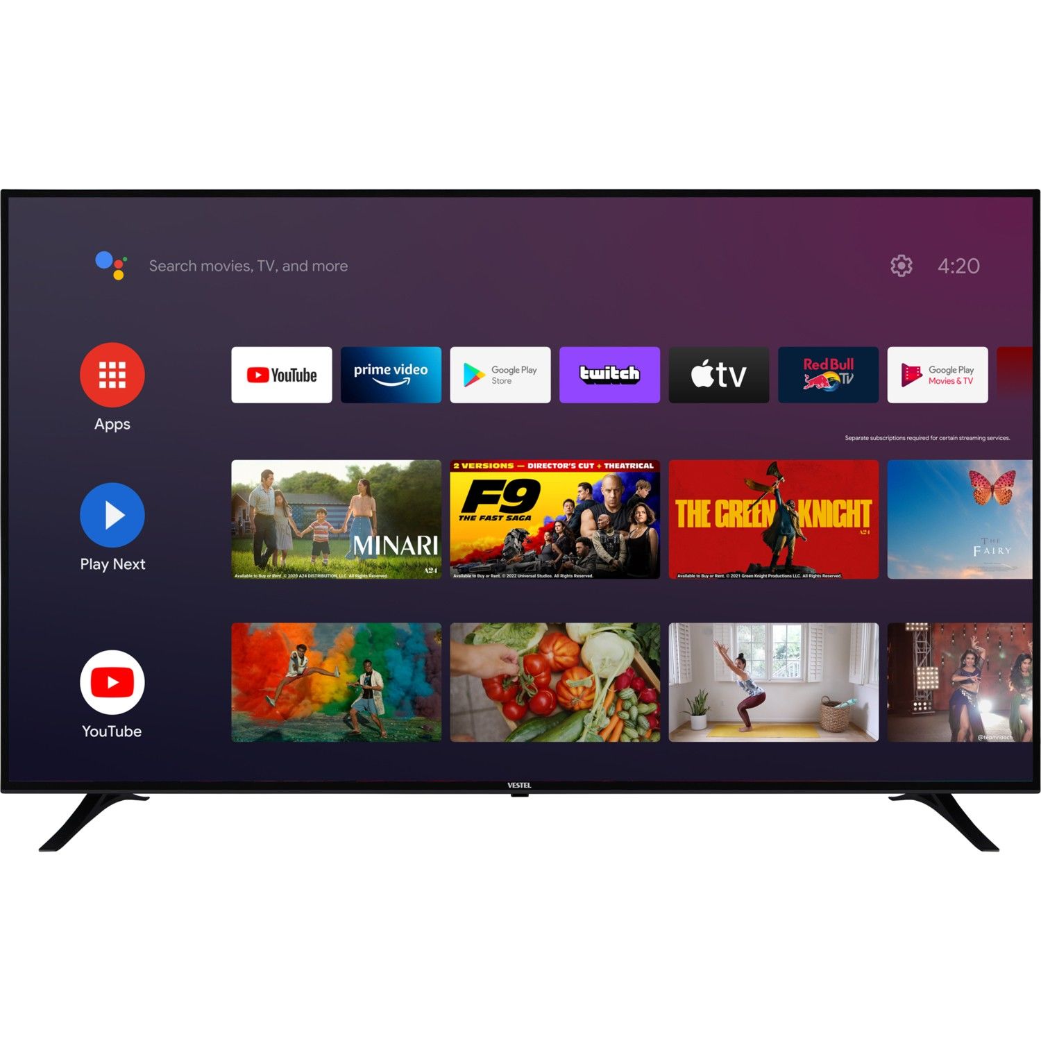 Vestel 75UA9530 75'' Android Smart 4K Ultra HD TV