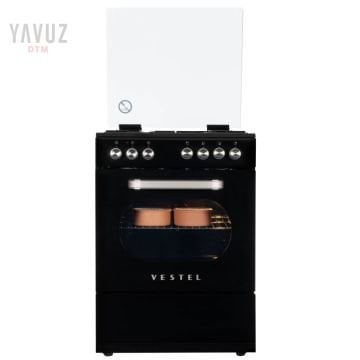 Vestel SF 8400 Retro Siyah Solo Fırın
